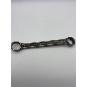 Vintage 25/32 and 3/4 Indestro Drop Forged Combination Wrench USA made